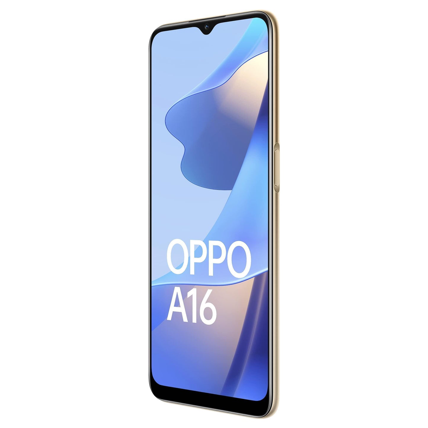 (Refurbished) Oppo A16 (Royal Gold, 4GB RAM, 64GB Storage) Without Offers, Large - Triveni World