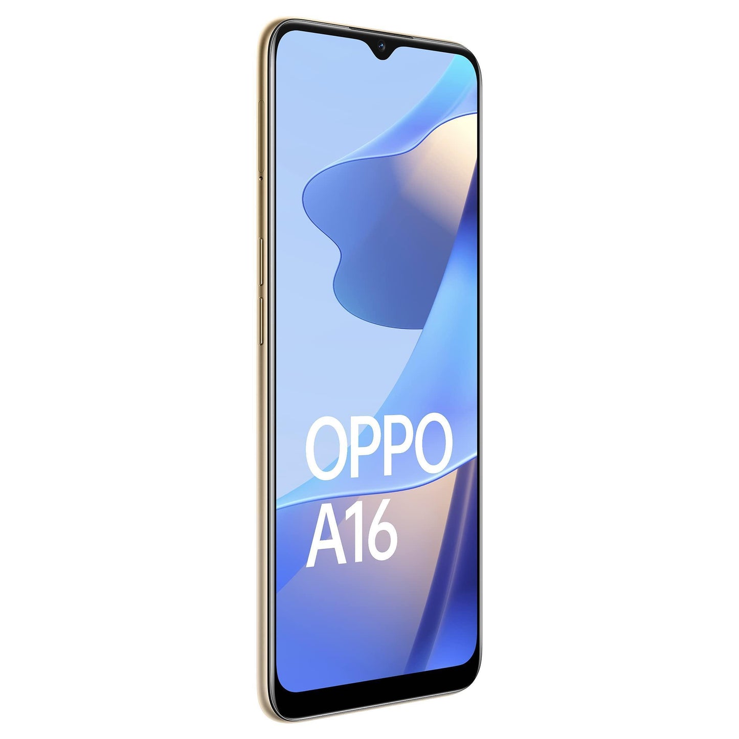 (Refurbished) Oppo A16 (Royal Gold, 4GB RAM, 64GB Storage) Without Offers, Large - Triveni World