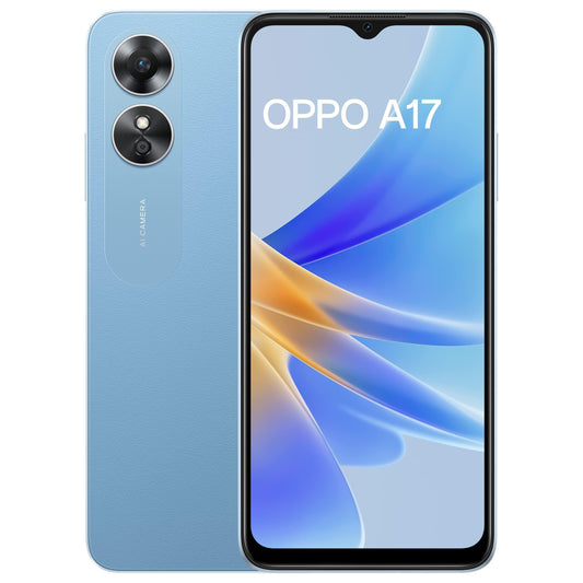 (Refurbished) Oppo A17 (Lake Blue, 4GB RAM, 64GB Storage) - Triveni World