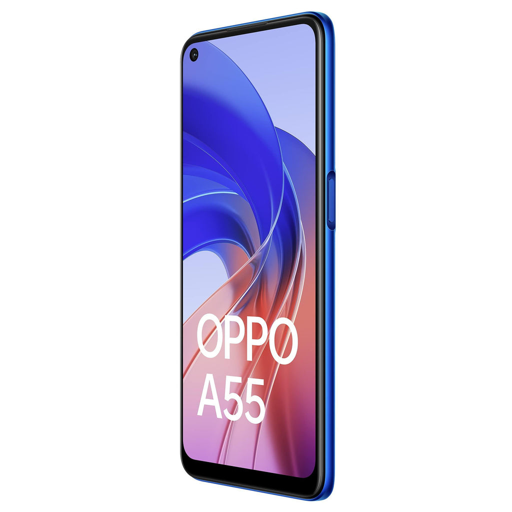 (Refurbished) OPPO A55 (Rainbow Blue, 6GB RAM, 128GB Storage) with No Cost EMI/Additional Exchange Offers - Triveni World