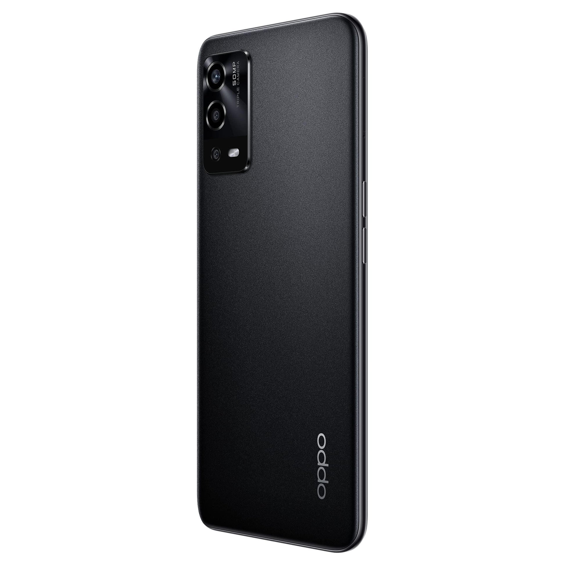 (Refurbished) OPPO A55 (Starry Black, 6GB RAM, 128GB Storage) with No Cost EMI/Additional Exchange Offers - Triveni World