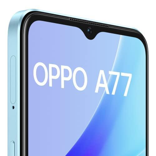 (Refurbished) OPPO A77 (Sky Blue, 4GB RAM, 128 Storage) with No Cost EMI/Additional Exchange Offers - Triveni World