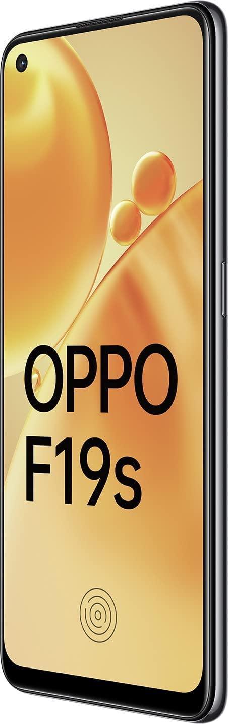 (Refurbished) Oppo F19s 6/128 (Glowing Black, 6GB RAM/128GB Storage) - Triveni World