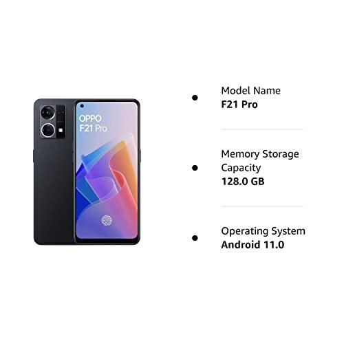 (Refurbished) OPPO F21 Pro (Cosmic Black, 8GB RAM, 128 Storage) with No Cost EMI/Additional Exchange Off - Triveni World