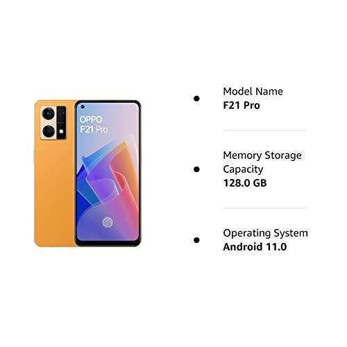 (Refurbished) OPPO F21 Pro (Sunset Orange, 8GB RAM, 128 Storage) - Triveni World