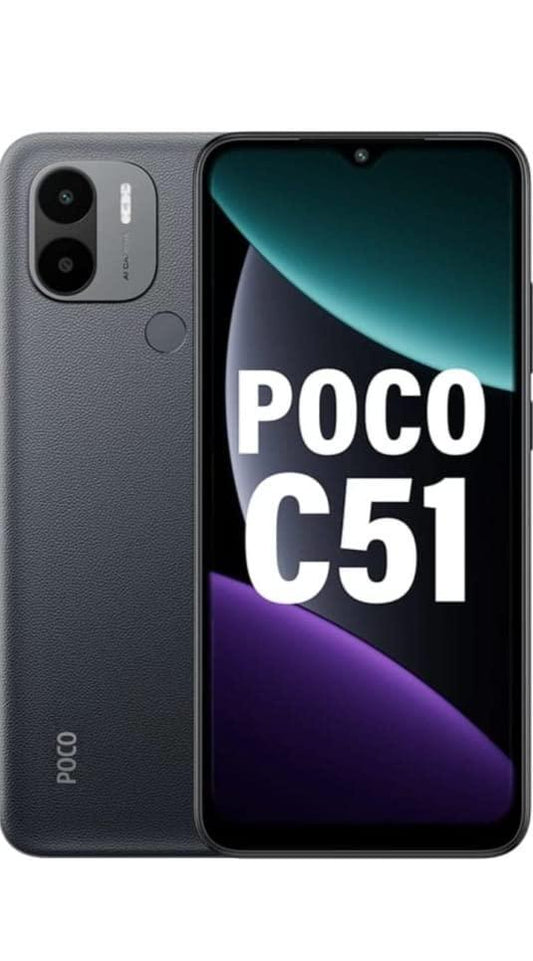 (Refurbished) Poco C51 (Power Black, 64 GB) (4 GB RAM) - Triveni World