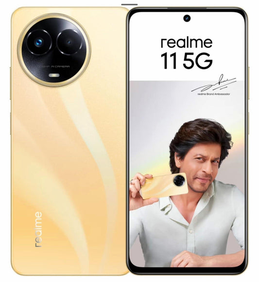 (Refurbished) realme 11 5G (Glory Gold, 8GB RAM, 256GB Storage) - Triveni World