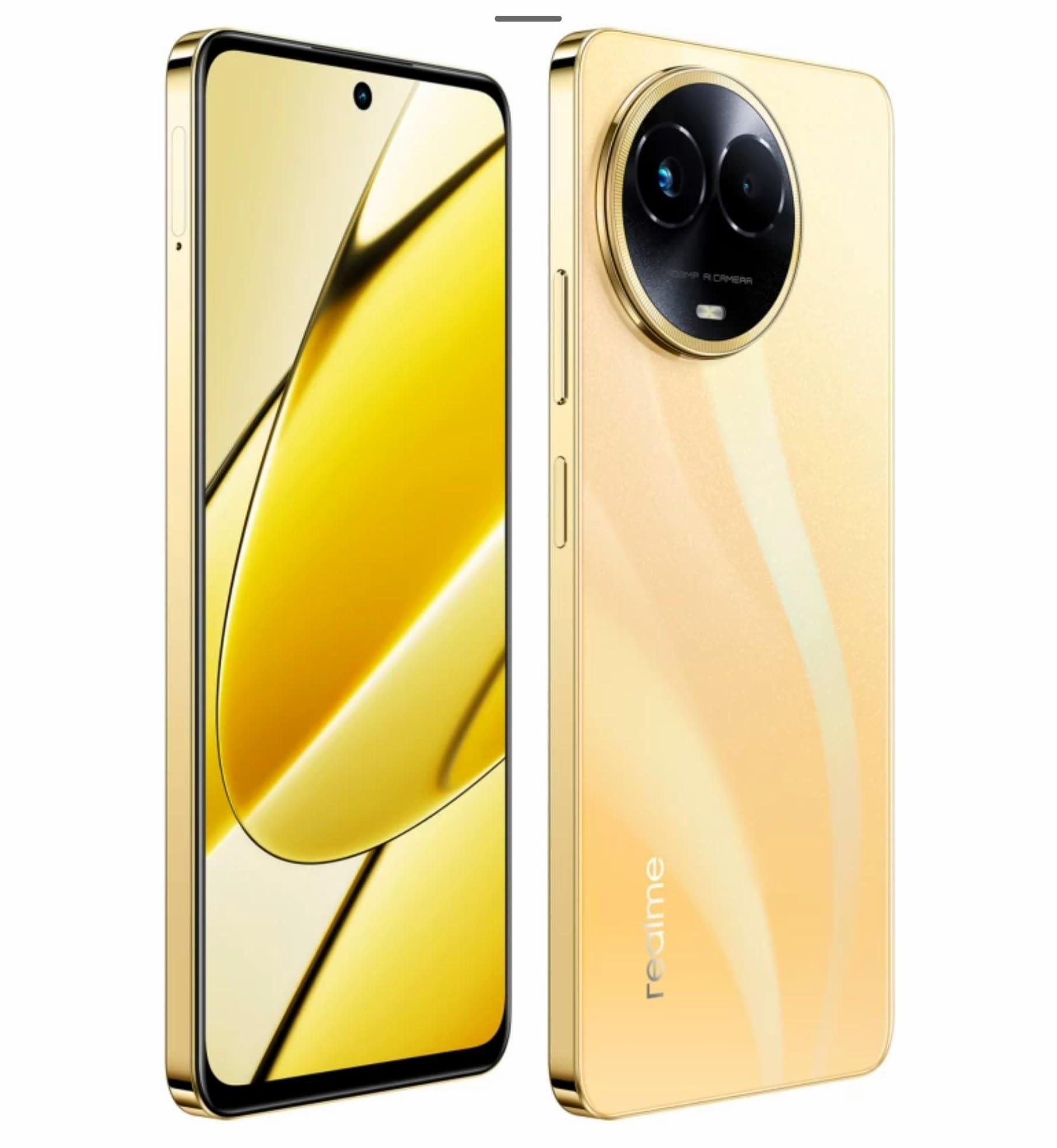 (Refurbished) realme 11 5G (Glory Gold, 8GB RAM, 256GB Storage) - Triveni World