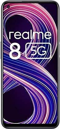 (Refurbished) realme 8 5G (4 GB RAM, 128GB ROM) (Supersonic Black) - Triveni World