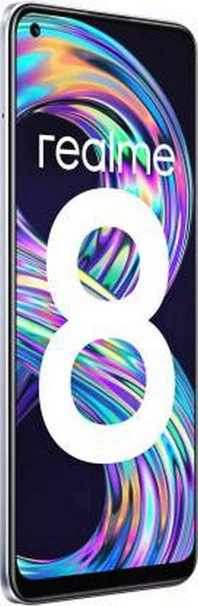 (Refurbished) Realme 8 (Cyber Silver, 6GB RAM, 128GB Storage) - Triveni World