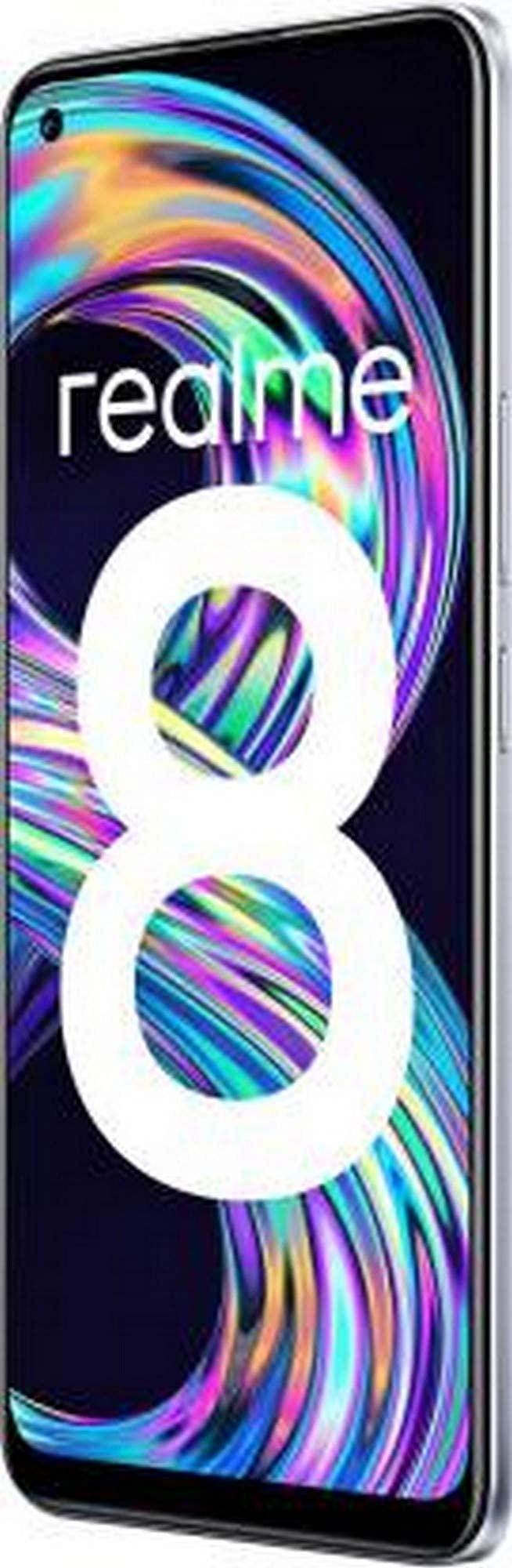 (Refurbished) Realme 8 (Cyber Silver, 6GB RAM, 128GB Storage) - Triveni World