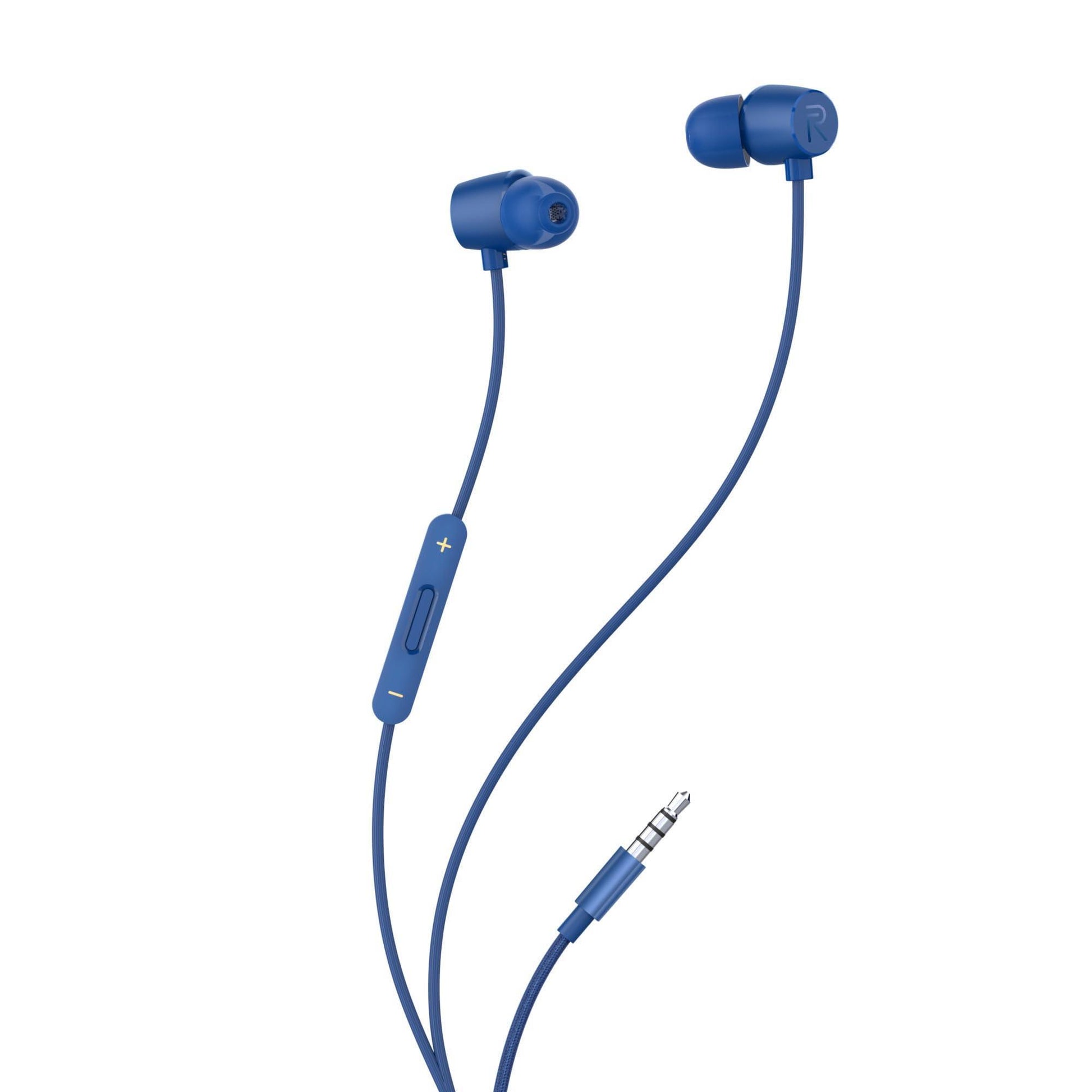 (Refurbished) realme Buds 2 Wired in Ear Earphones with Mic (Blue) - Triveni World