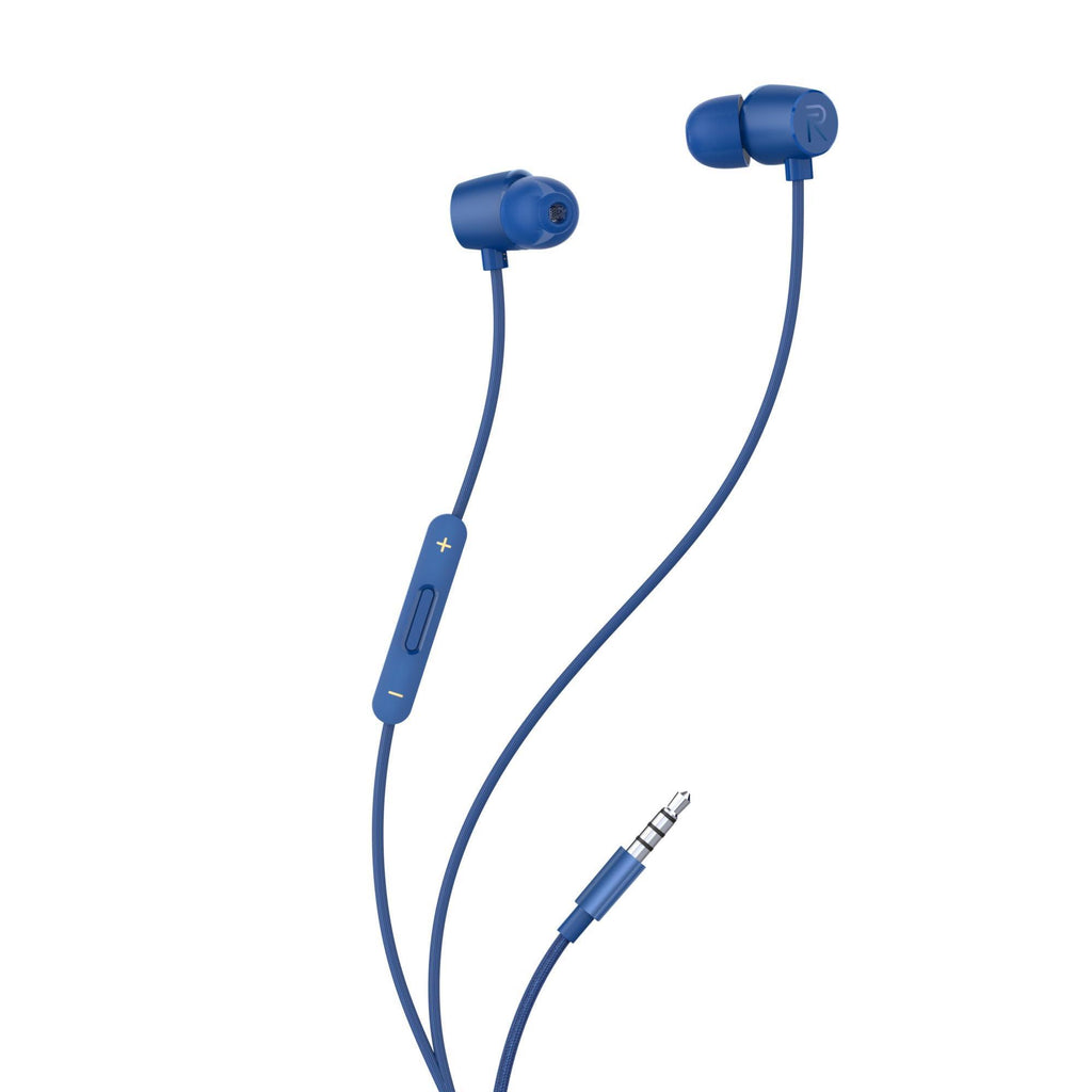 (Refurbished) realme Buds 2 Wired in Ear Earphones with Mic (Blue) - Triveni World