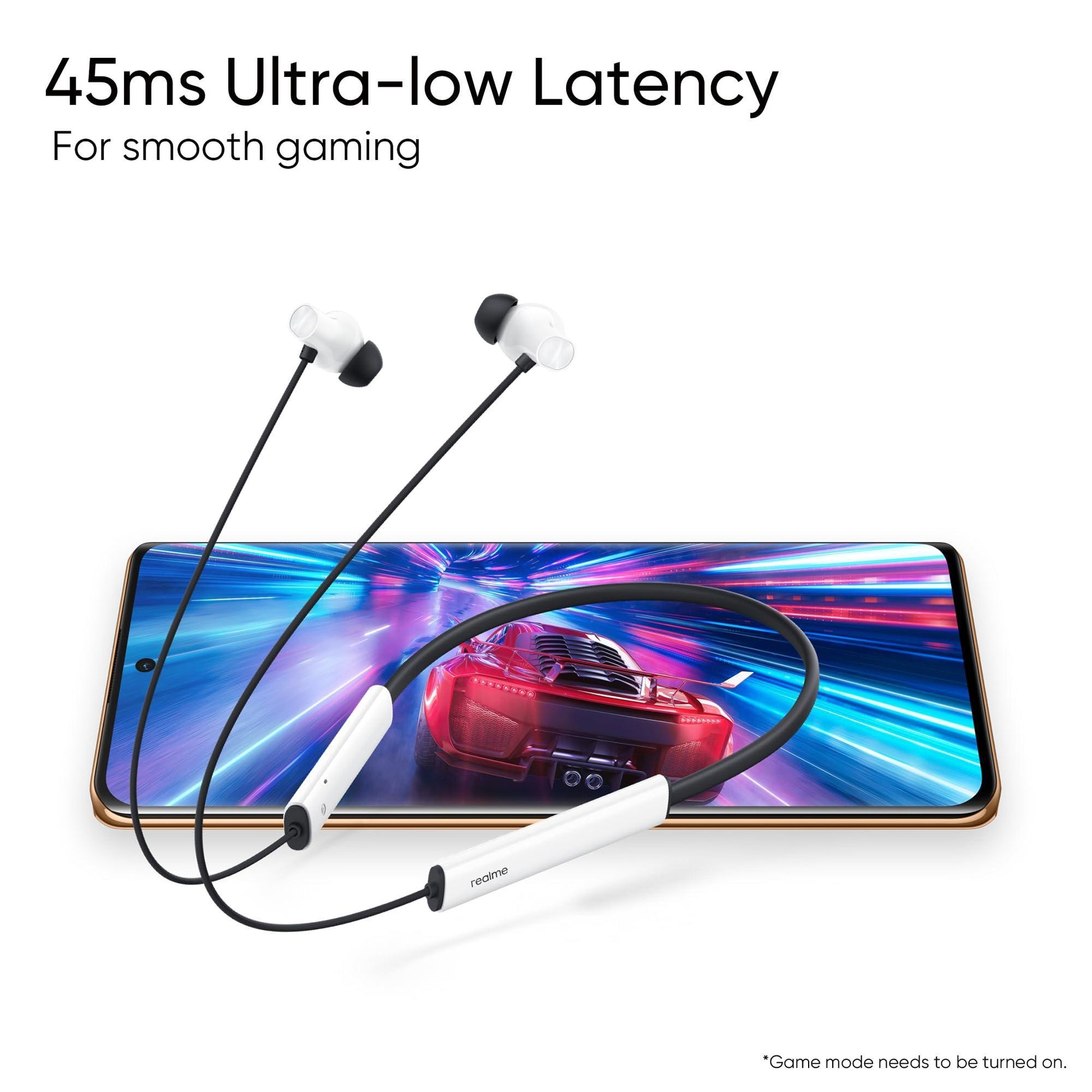 (Refurbished) realme Buds Wireless 3 in-Ear Bluetooth Headphones,30dB ANC, Spatial Audio,13.6mm Dynamic Bass Driver,Upto 40 Hours Playback, Fast Charging, 45ms Low Latency for Gaming,Dual Device Connection (White) - Triveni World