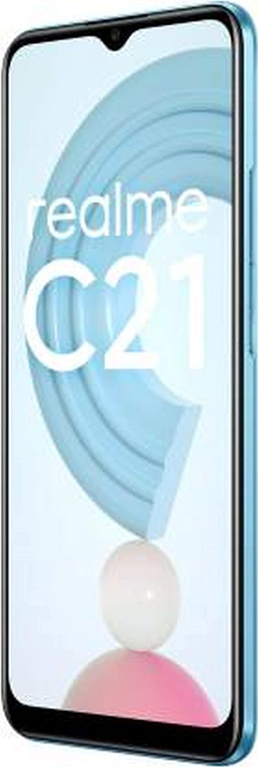 (Refurbished) realme C21 (Cross Blue, 3GB RAM, 32GB Storage) Without Offers - Triveni World