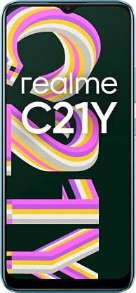 (Refurbished) realme C21Y (Cross Blue, 3GB RAM, 32GB Storage), Medium - Triveni World