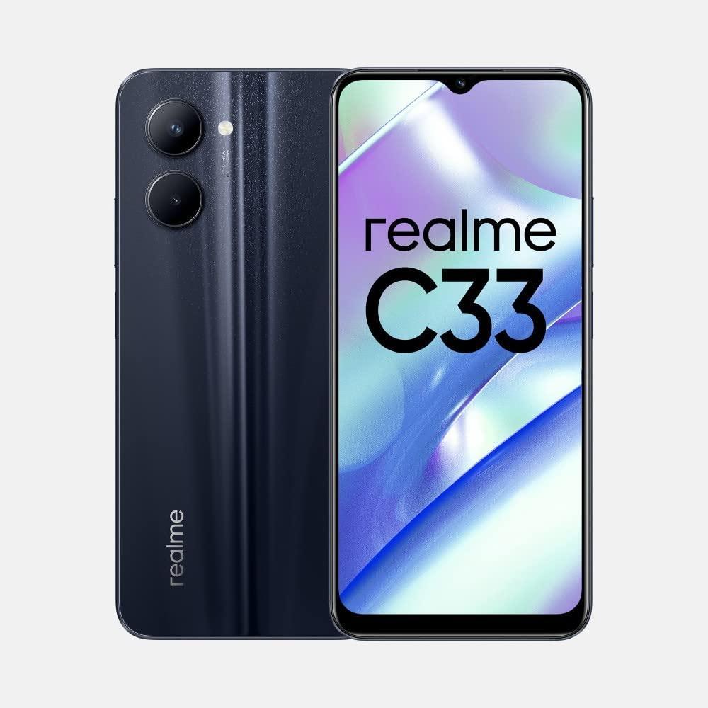 (Refurbished) realme C33 (Aqua Blue, 3GB RAM, 32GB Storage) - Triveni World