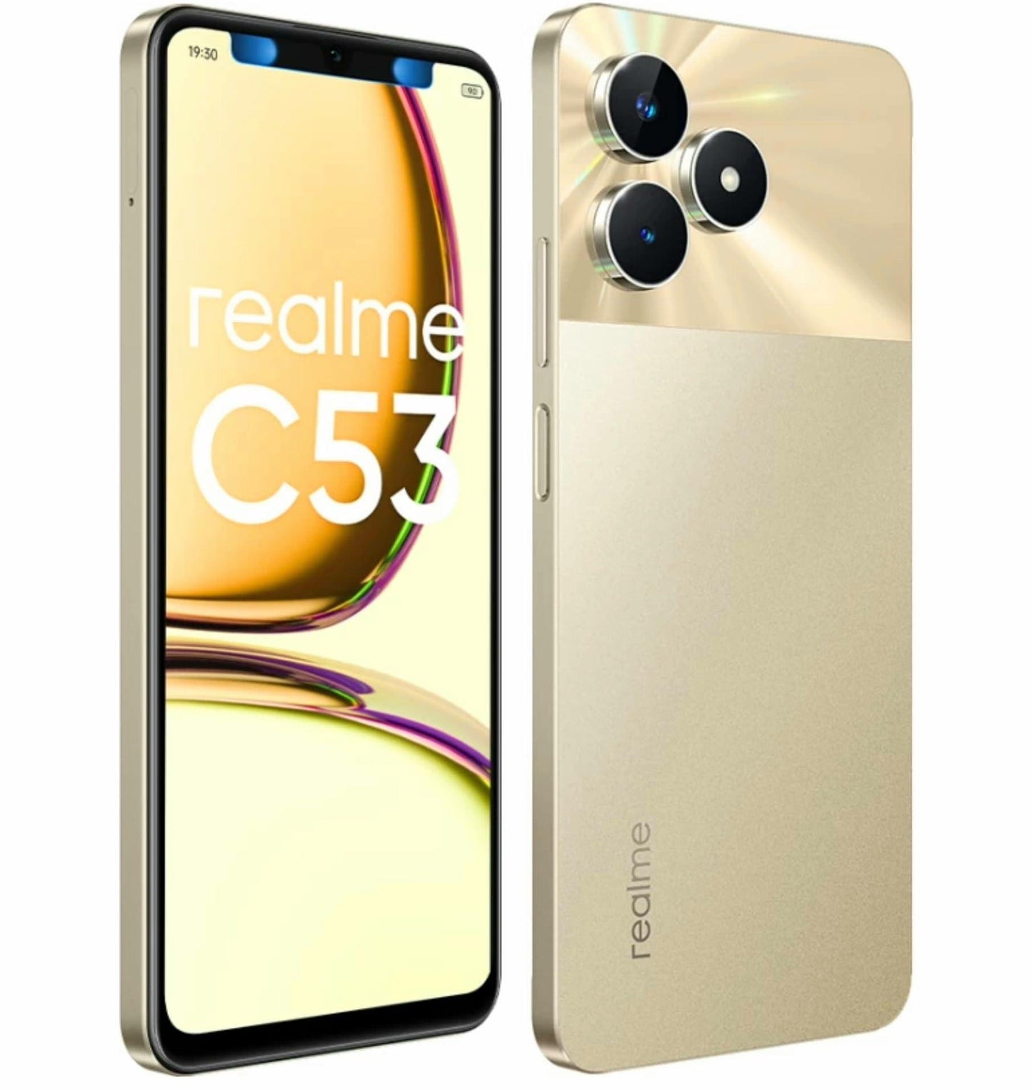 (Refurbished) realme C53, Champion Gold, 4GB RAM, 128GB Storage - Triveni World