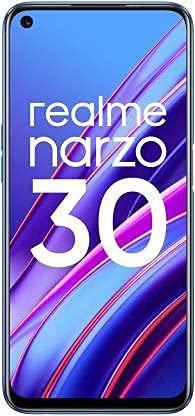 (Refurbished) realme Narzo 30 (Racing Blue, 4GB RAM, 64GB Storage) Without Offers - Triveni World