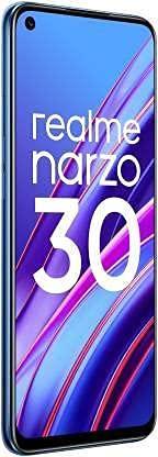 (Refurbished) realme Narzo 30 (Racing Blue, 4GB RAM, 64GB Storage) Without Offers - Triveni World