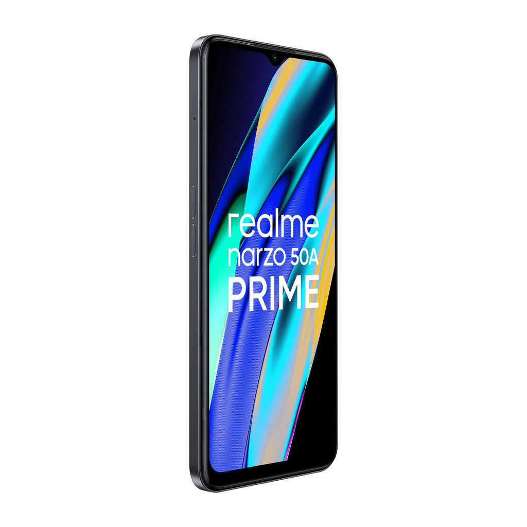 (Refurbished) realme narzo 50A Prime (Flash Black, 4GB RAM+64GB Storage) Full High Definition+ Display |50MP AI Triple Camera| Charger Included - Triveni World