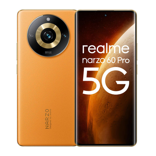 (Refurbished) realme narzo 60 Pro (Mars Orange,8GB+128GB) MediaTek Dimensity 7050 | 120 Hz Super Amoled Curved Display | 100 MP OIS Camera - Triveni World