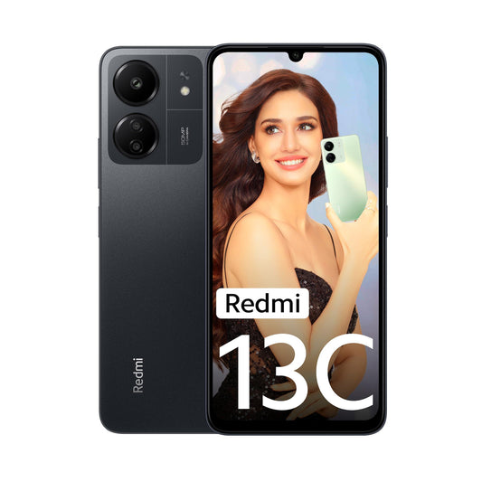 (Refurbished) Redmi 13C (Stardust Black, 8GB RAM, 256GB Storage) | Powered by 4G MediaTek Helio G85 | 90Hz Display | 50MP AI Triple Camera - Triveni World