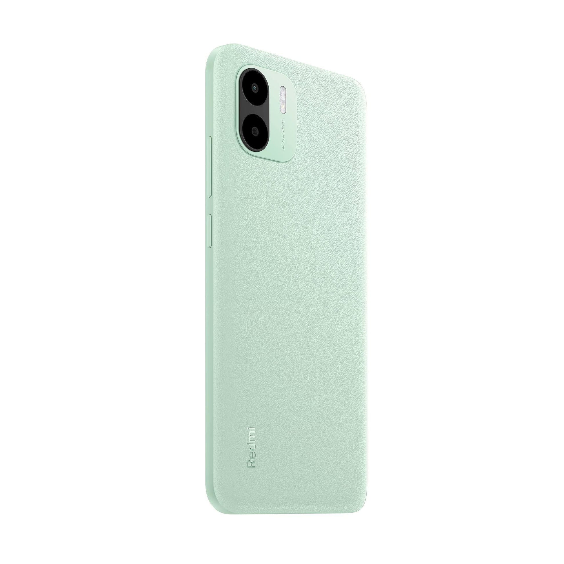 (Refurbished) Redmi A1 (Light Green, 2GB RAM 32GB ROM) | Segment Best AI Dual Cam | 5000mAh Battery | Leather Texture Design | Android 12 - Triveni World