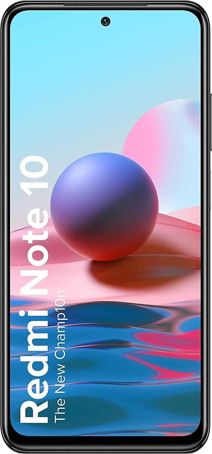 (Refurbished) Redmi Note 10 (Shadow Black, 6GB RAM, 128GB Storage) - Amoled Dot Display | 48MP IMX582 Sensor | Snapdragon 678 Processor - Triveni World