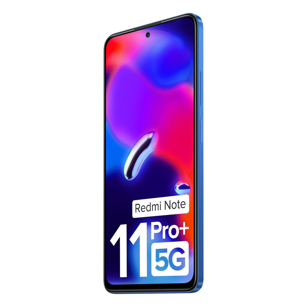 (Refurbished) Redmi Note 11 Pro + 5G (Mirage Blue, 6GB RAM, 128GB Storage) 67W Turbo Charge |120Hz Super AMOLED Display - Triveni World