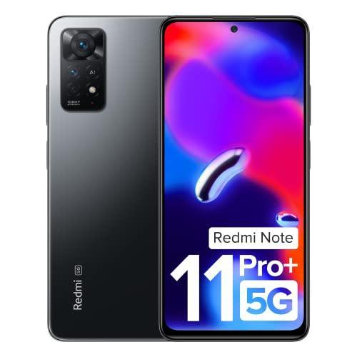 (Refurbished) Redmi Note 11 Pro + 5G (Stealth Black, 6GB RAM, 128GB Storage) 67W Turbo Charge |120Hz Super AMOLED Display |Additional Exchange Offers |Charger Included|Get 2 Months of YouTube Premium Free - Triveni World