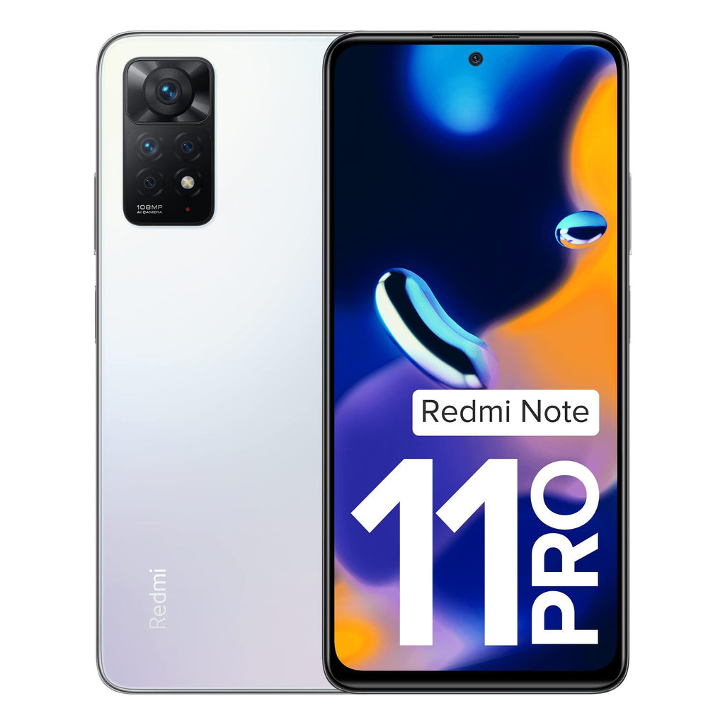 (Refurbished) REDMI Note 11 Pro (Phantom White, 6GB RAM, 128GB Storage) - Triveni World