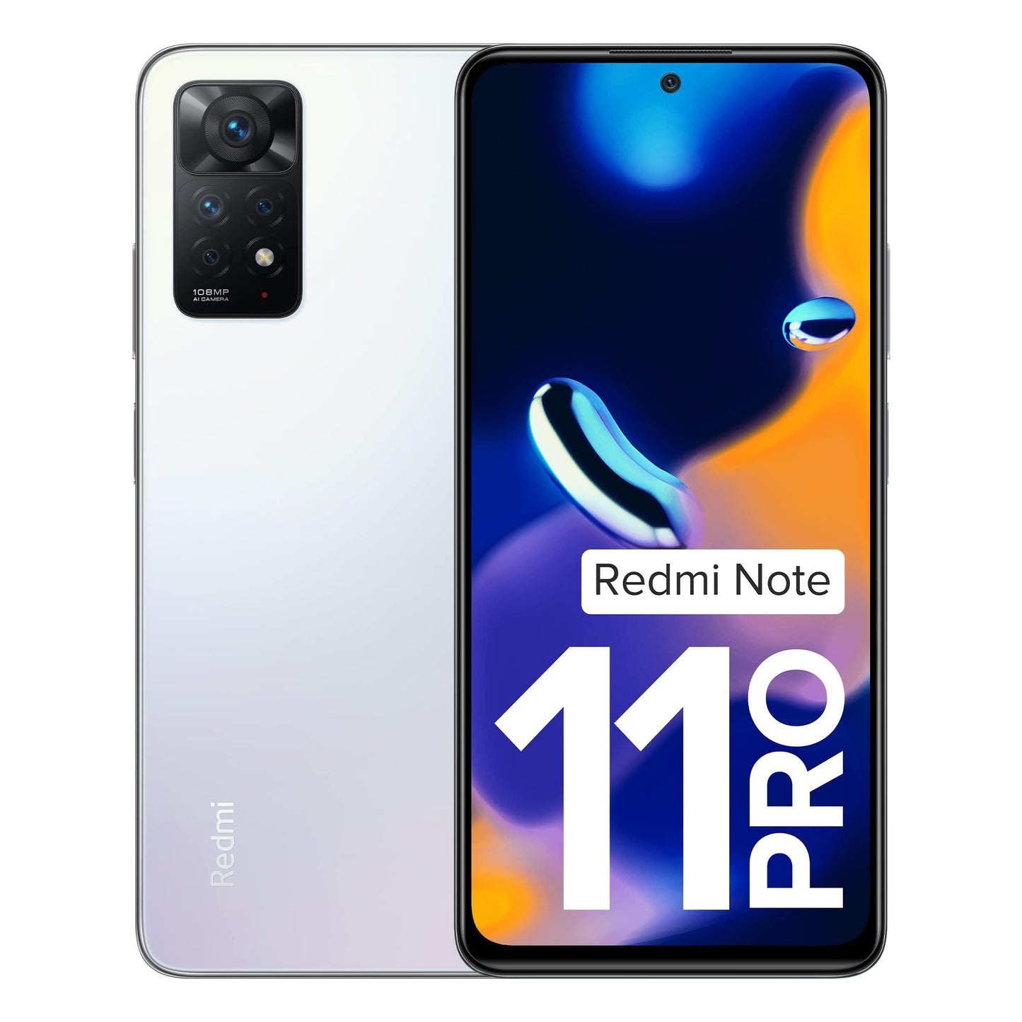 (Refurbished) REDMI Note 11 Pro (Phantom White, 8GB RAM, 128GB Storage) - Triveni World