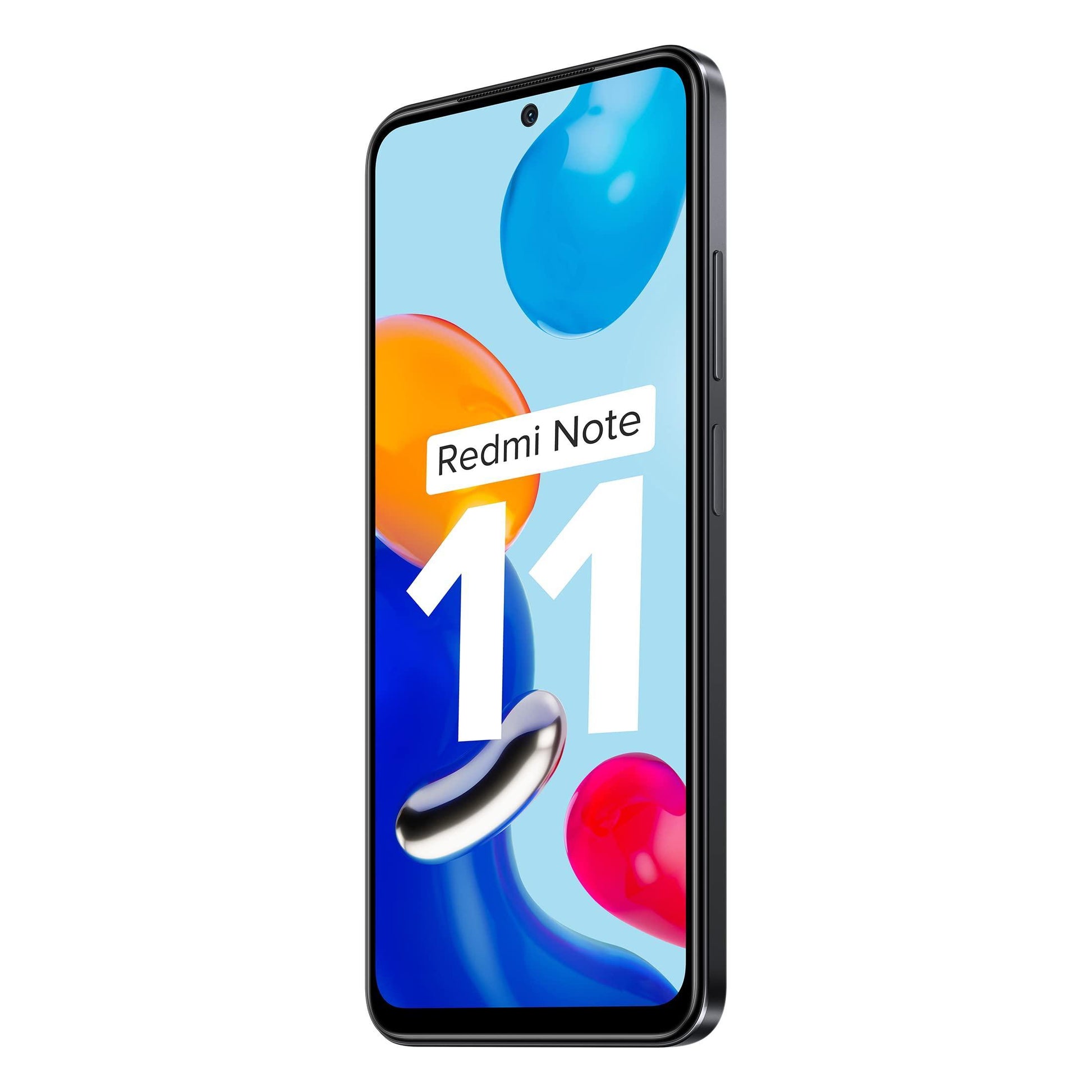 (Refurbished) Redmi Note 11 (Space Black, 4GB RAM, 64GB Storage)|90Hz FHD+ AMOLED Display | Qualcomm® Snapdragon™ 680-6nm | Alexa Built-in | 33W Charger Included - Triveni World