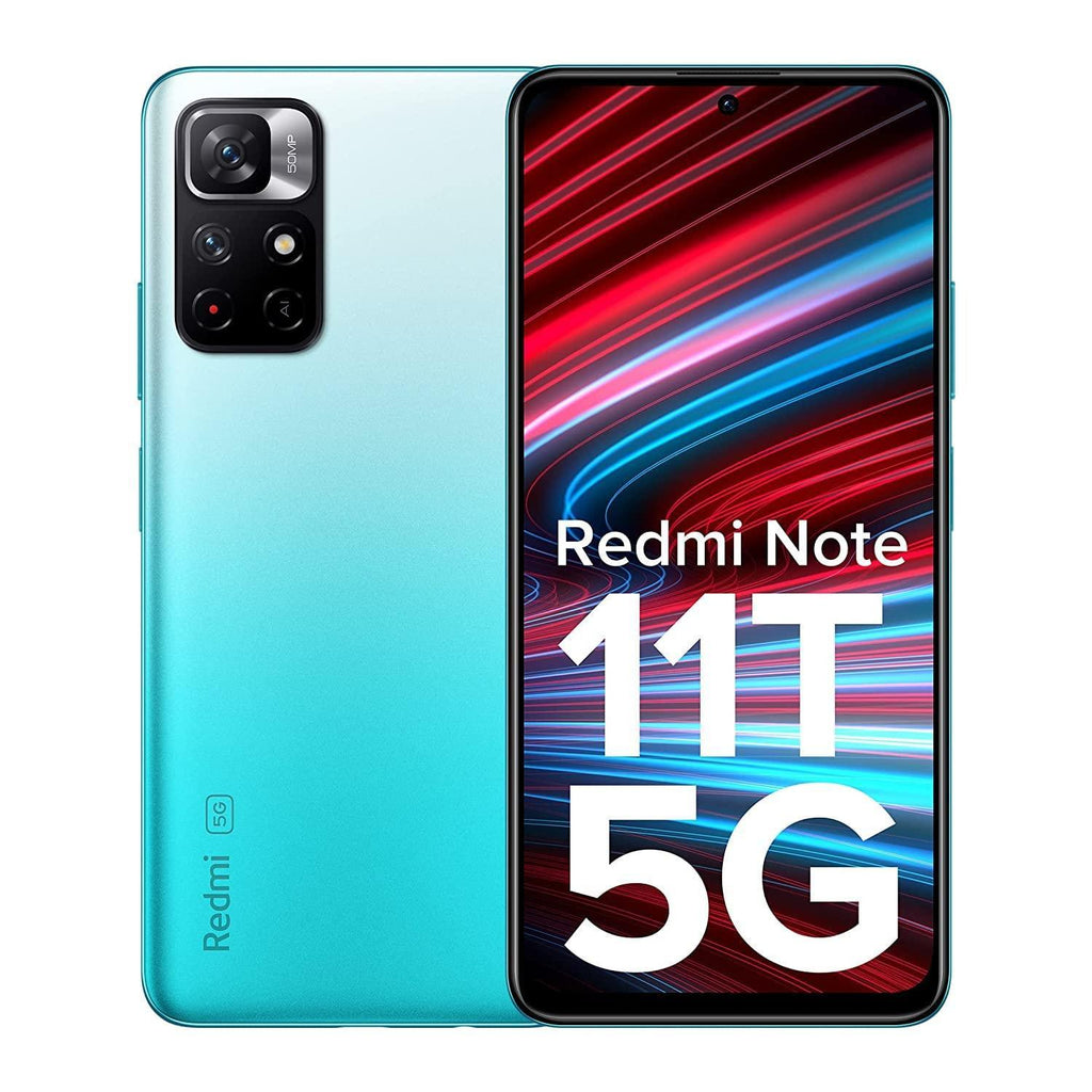 (Refurbished) Redmi Note 11T 5G (Aquamarine Blue, 6GB RAM, 128GB Storage)| Dimensity 810 5G - Triveni World