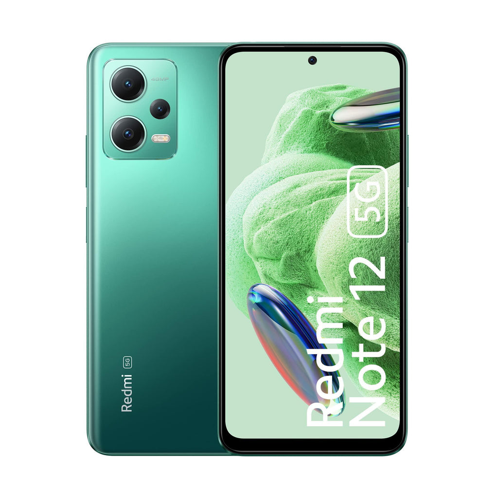 (Refurbished) Redmi Note 12 5G Frosted Green 6GB RAM 128GB ROM | 1st Phone with 120Hz Super AMOLED and Snapdragon® 4 Gen 1 | 48MP AI Triple Camera - Triveni World