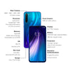 (Refurbished) Redmi Note 8 (Neptune Blue, 4GB RAM, 64GB Storage) - Triveni World