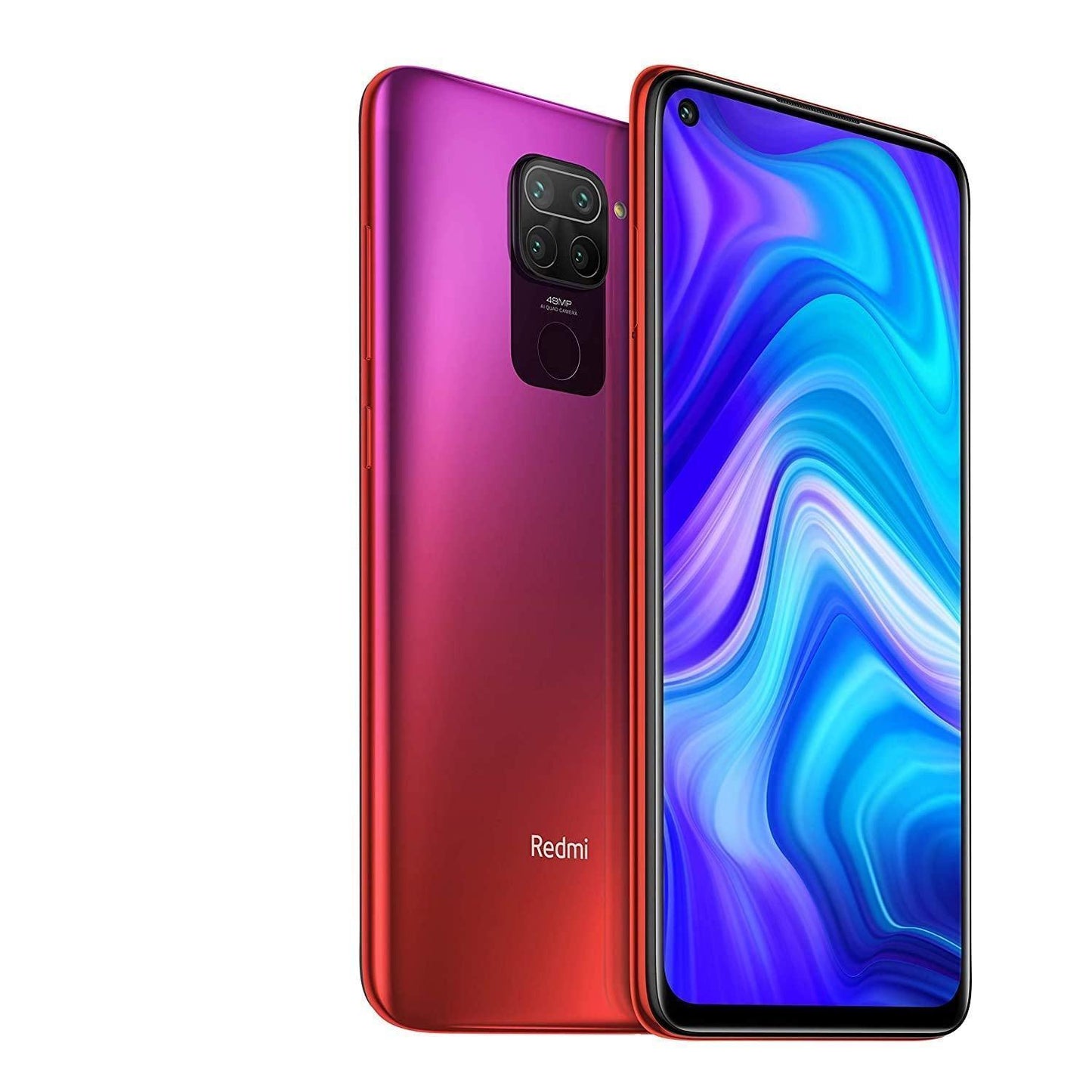 (Refurbished) Redmi Note 9 (Scarlet Red, 4GB RAM, 128GB Storage) - 48MP Quad Camera & Full HD+ Display - Triveni World