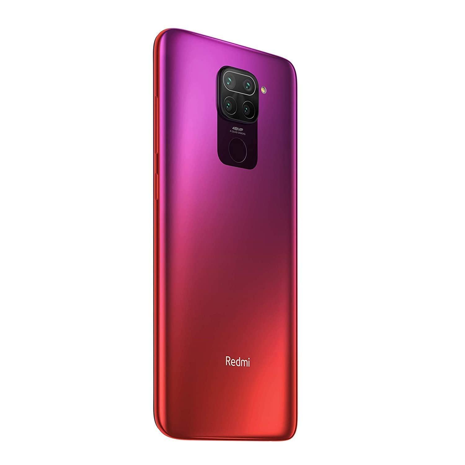 (Refurbished) Redmi Note 9 (Scarlet Red, 4GB RAM, 128GB Storage) - 48MP Quad Camera & Full HD+ Display - Triveni World