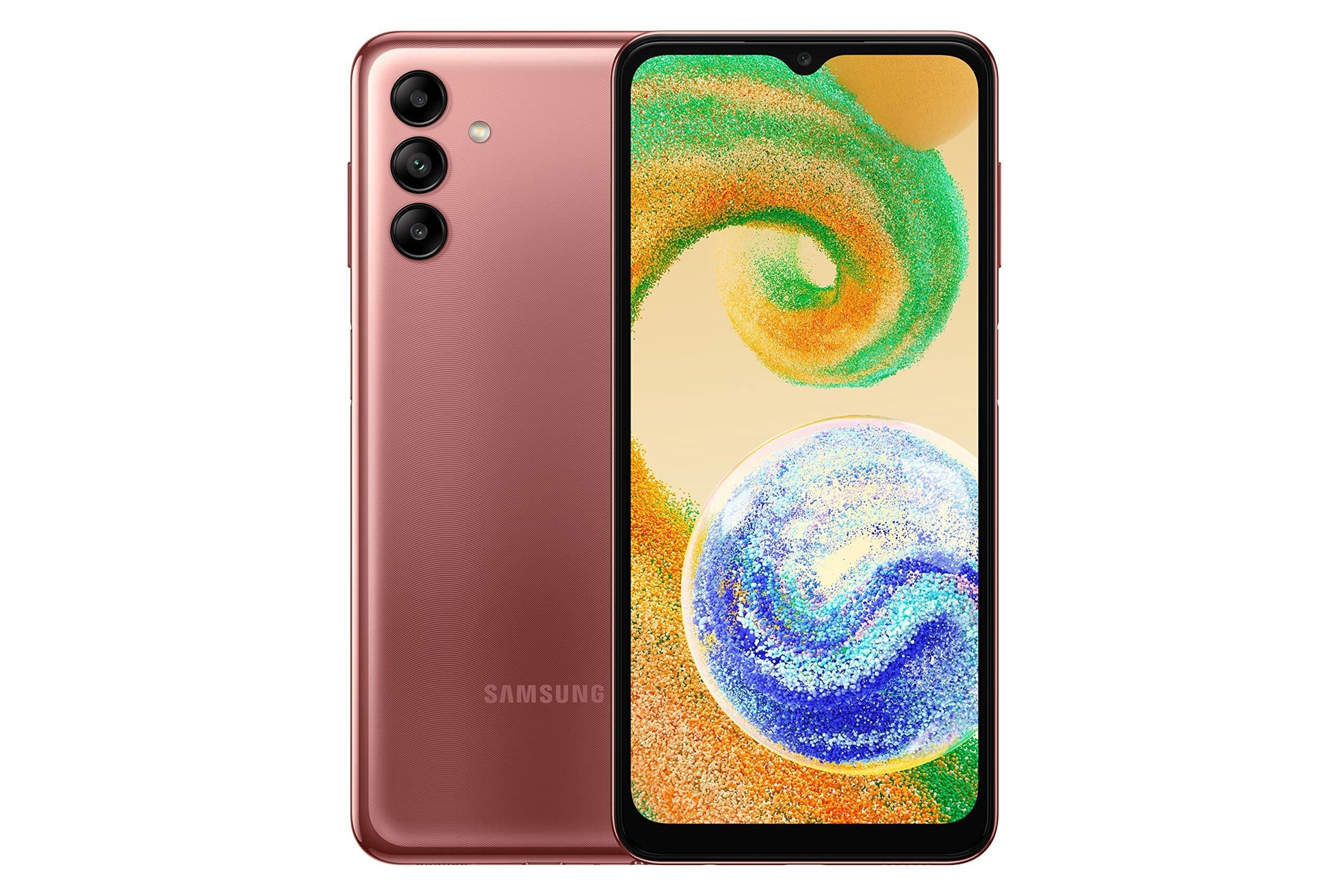 (Refurbished) Samsung Galaxy A04s (Awesome Copper, 4GB, 64GB Storage) | 50 MP Rear Camera | Face Unlock - Triveni World