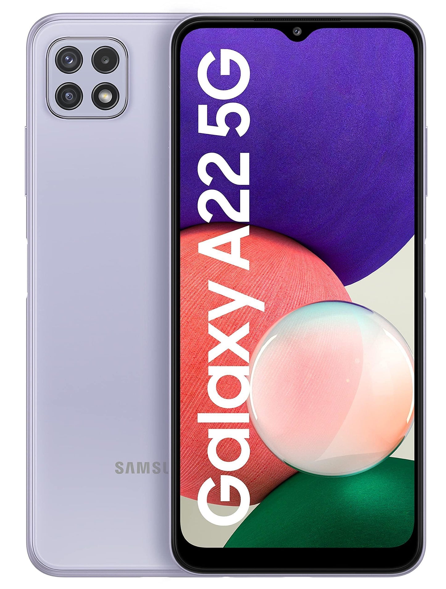 (Refurbished) Samsung Galaxy A22 5G (Violet, 6GB RAM, 128GB Storage) with No Cost EMI/Additional Exchang - Triveni World