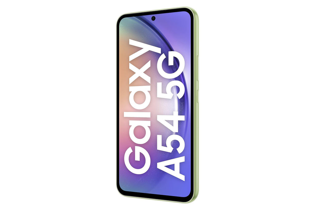 (Refurbished) Samsung Galaxy A54 5G (Awesome Lime, 8GB, 128GB Storage) | 50 MP No Shake Cam (OIS) | IP67 | Gorilla Glass 5 | Voice Focus | Travel Adapter to be Purchased Separately - Triveni World