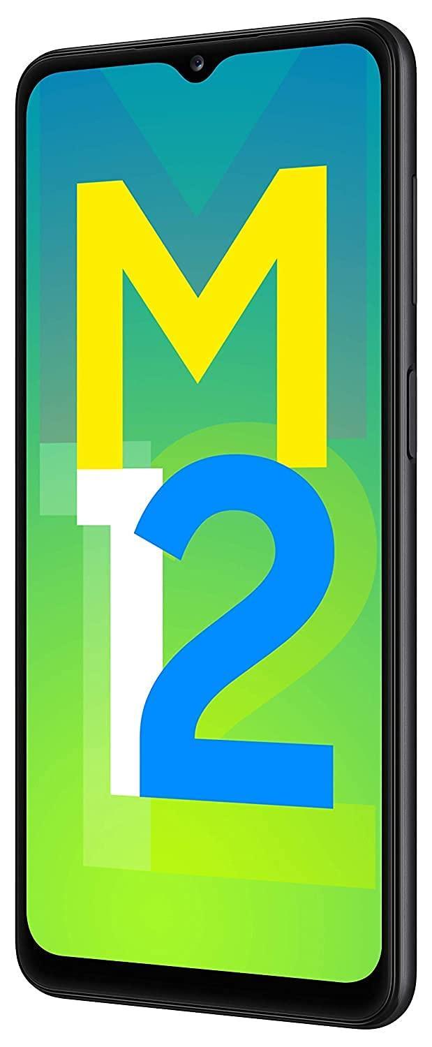 (Refurbished) Samsung Galaxy M12 (Black,6GB RAM, 128GB Storage) 6000 mAh with 8nm Processor | True 48 MP - Triveni World