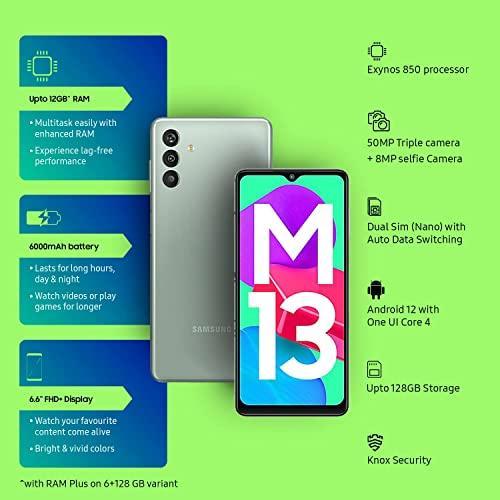 (Refurbished) Samsung Galaxy M13 (Aqua Green, 4GB, 64GB Storage) | 5000mAh Battery | Upto 8GB RAM with RAM Plus Screenshot attached - Triveni World