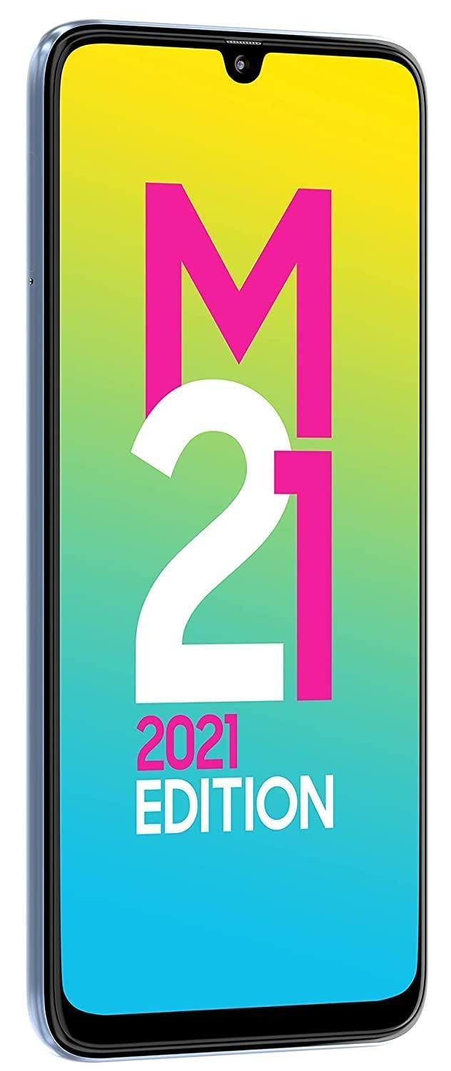 (Refurbished) Samsung Galaxy M21 2021 Edition - Arctic Blue, 6GB RAM, 128GB Storage - FHD+ sAMOLED - Triveni World