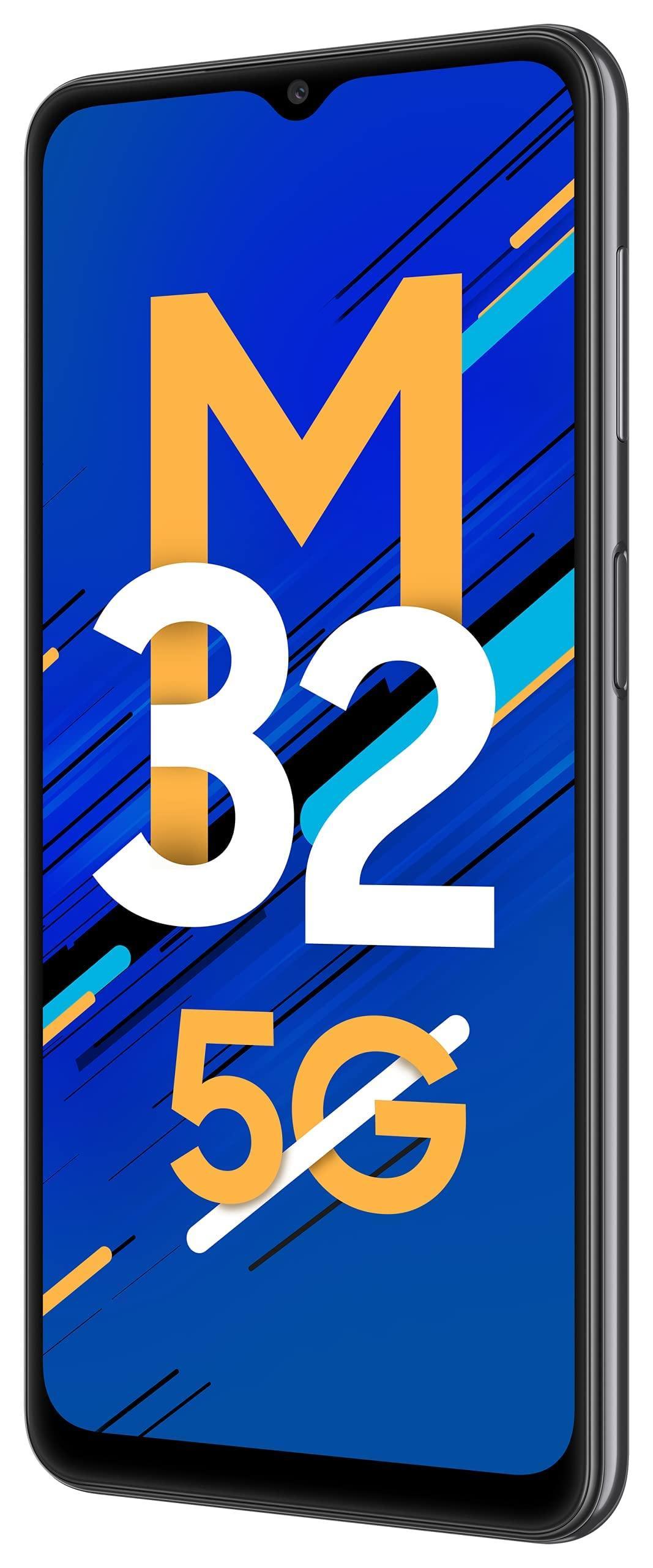 (Refurbished) Samsung Galaxy M32 5G (Slate Black, 8GB RAM, 128GB Storage) - Triveni World