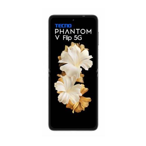 (Refurbished) TECNO Phantom V Flip 5G (Iconic Black 16GB RAM,256GB Storage) | 45W Fast Charging | 32 MP Selfie, 64 Rear Camera| 6.9" Flexible, 1.32" Secondrary AMOLED - Triveni World