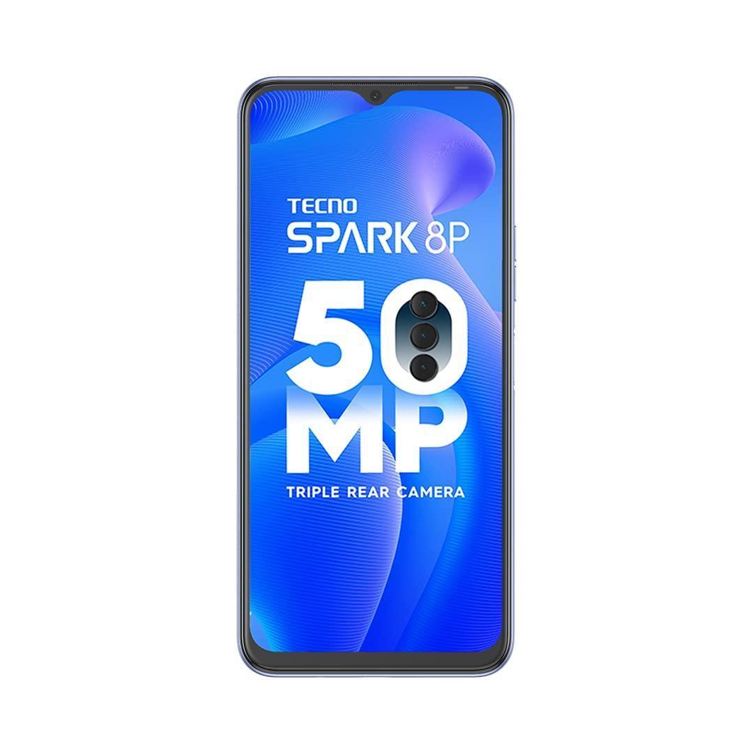 (Refurbished) Tecno Spark 8P (Iris Purple, 4GB RAM,64GB Storage)| 50MP SuperNight Camera | Upto 7GB RAM | 18W Flash Charger - Triveni World