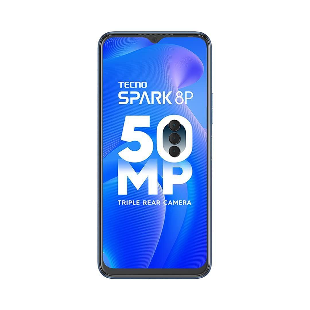 (Refurbished) Tecno Spark 8P (Iris Purple, 4GB RAM,64GB Storage)| 50MP SuperNight Camera | Upto 7GB RAM | 18W Flash Charger - Triveni World