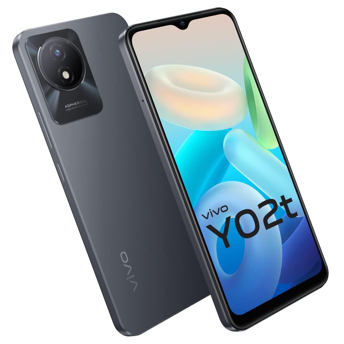 (Refurbished) Vivo Y02t (Cosmic Grey, 4GB RAM, 64GB Storage) with No Cost EMI/Additional Exchange Offers - Triveni World